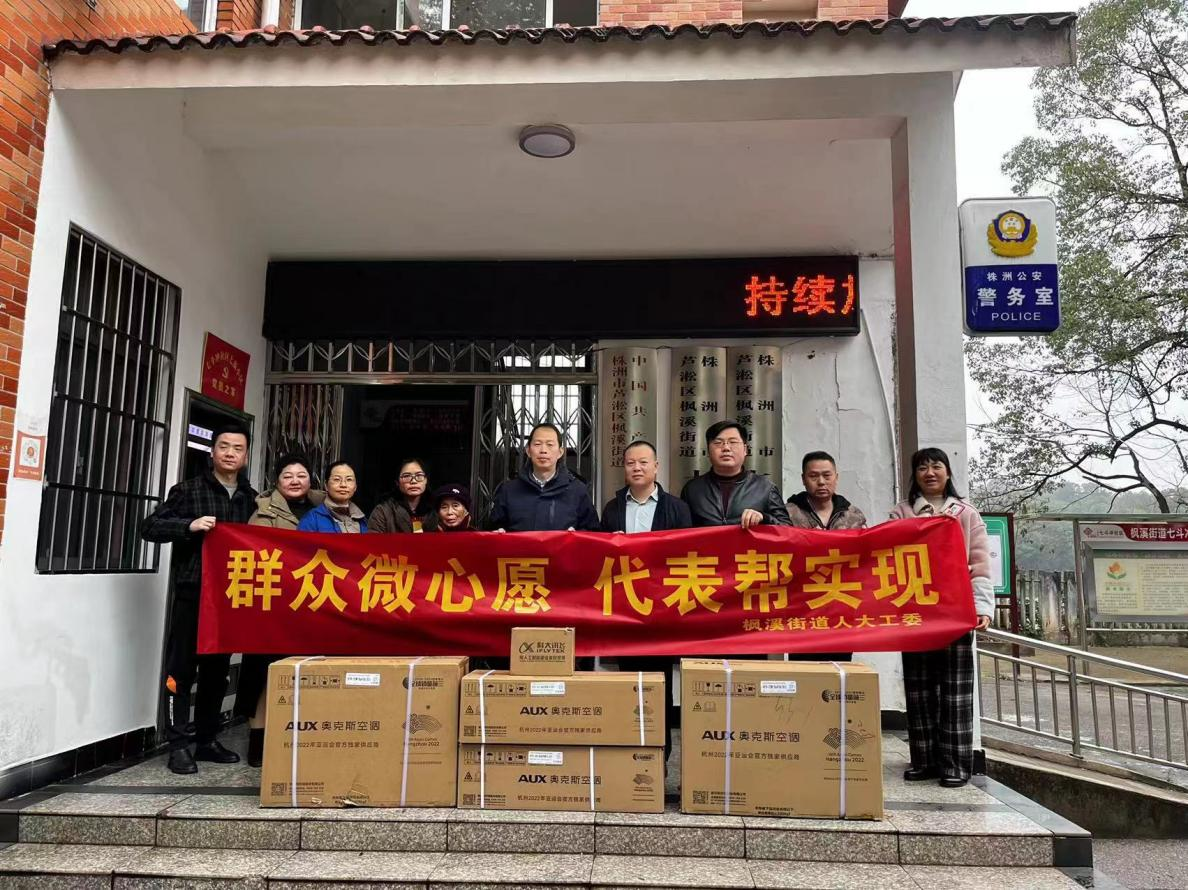 芦淞区第六届人大枫溪代表团开展 “十心实意”服务群众活动