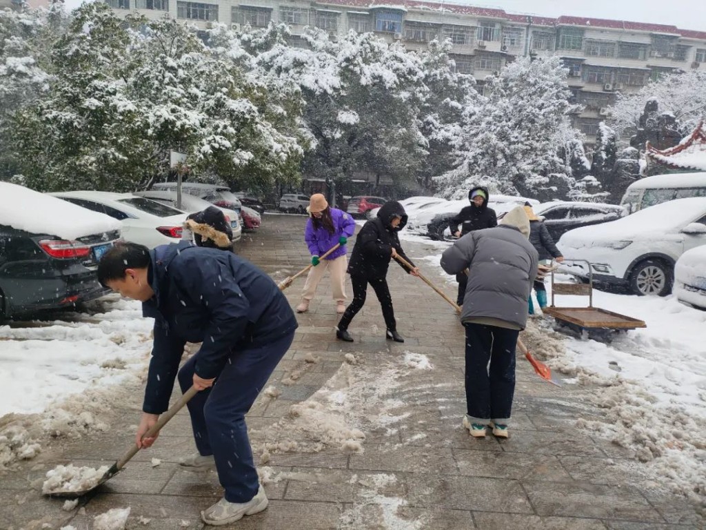 扫雪除冰保出行 凝心聚力暖人心
