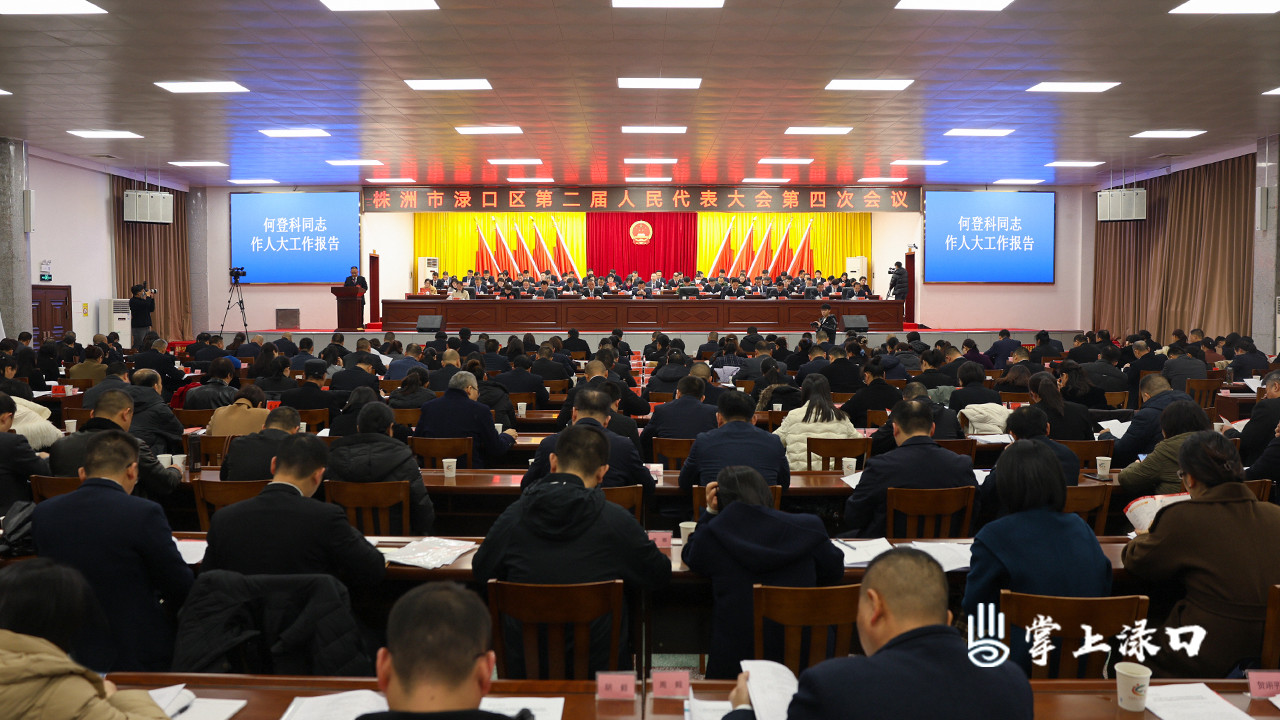 渌口区二届人大四次会议举行第二次全体会议