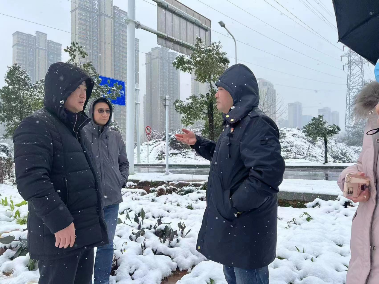 大雪来袭，株洲环保人始终"在线"！