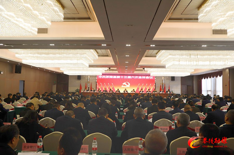 中共茶陵县第十三届委员会第六次全体会议召开