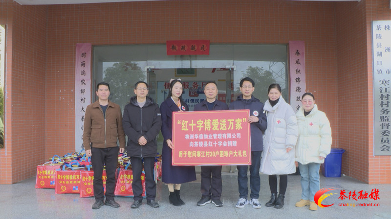 茶陵县红十字会开展2024年“博爱送万家”活动