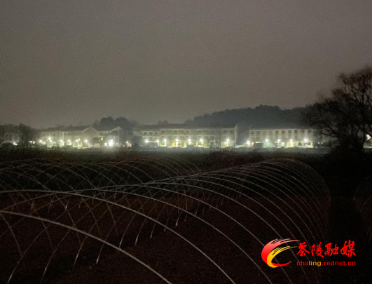 茶陵思聪街道三华村：小小庭院灯 扮靓村庄夜色