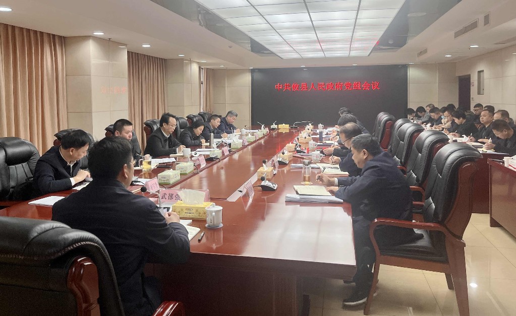 攸县人民政府召开党组会议
