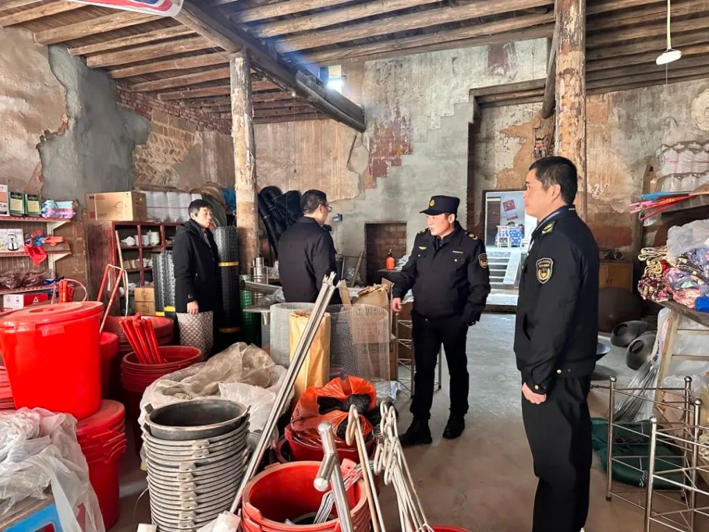 龙船镇开展自建房消防安全隐患排查