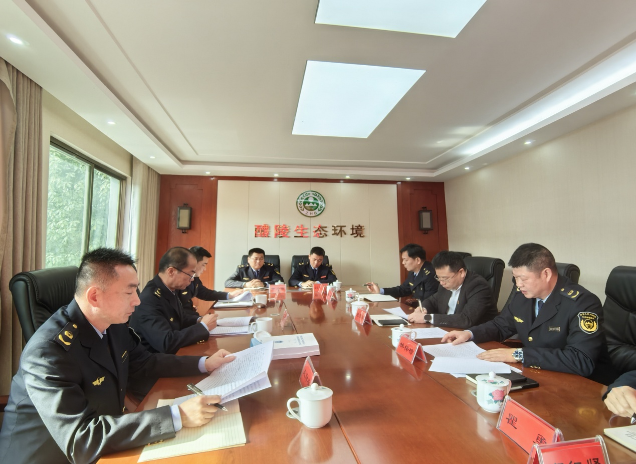 醴陵市生态环境保护综合行政执法机构规范化建设工作验收通过了！