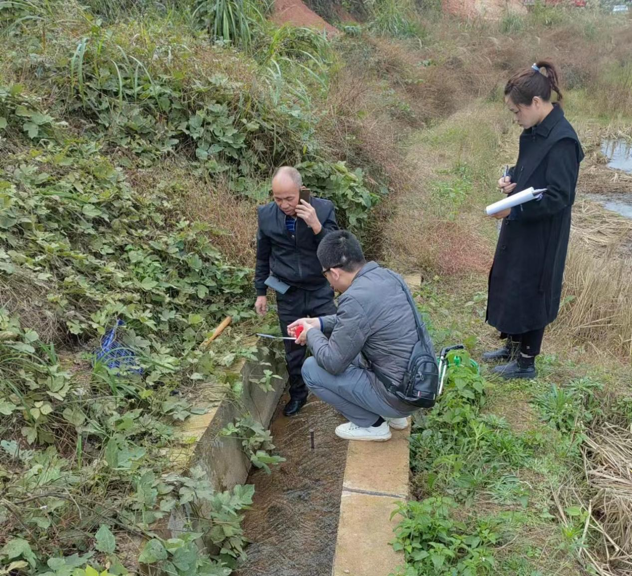 攸县审计局开展高标准农田结算审计现场踏勘