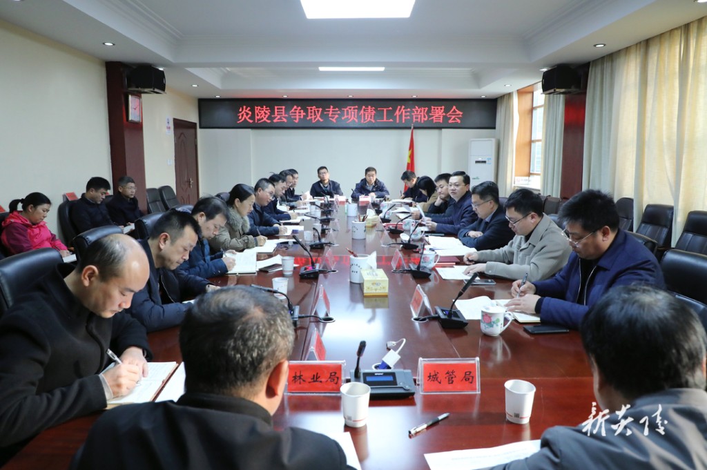 炎陵县争取专项债工作部署会召开 夏胜利参加