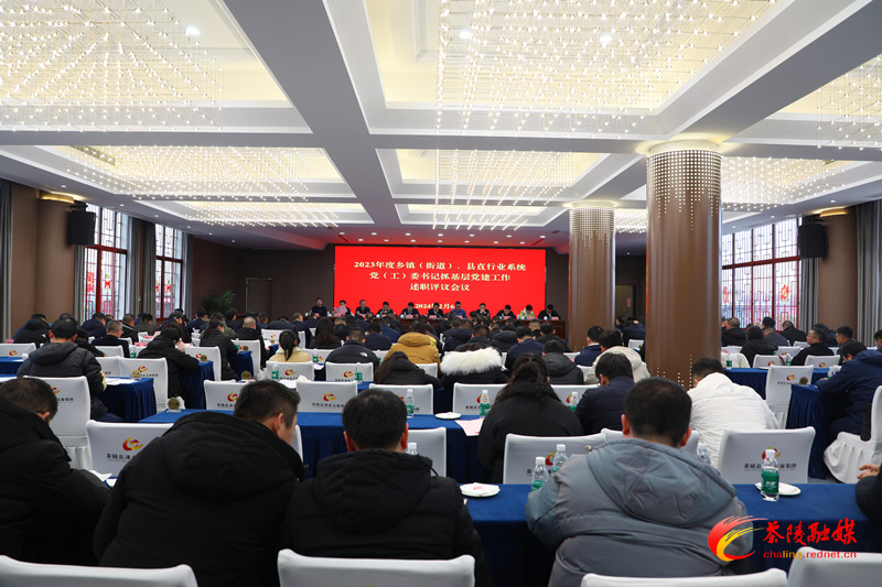 茶陵县召开2023年度乡镇(街道)、县直行业系统党(工)委书记抓基层党建工作述职评议会