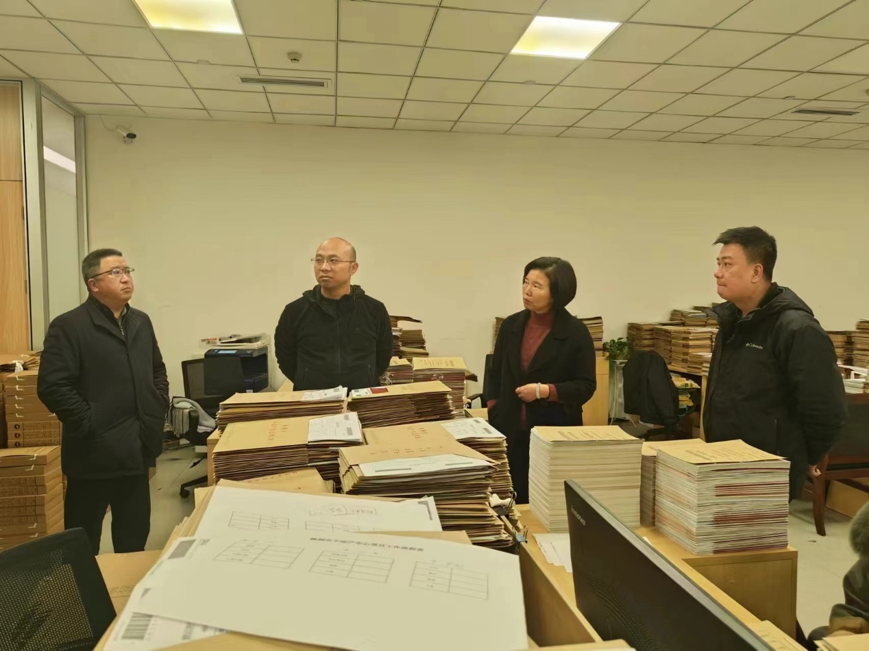 市资规局开展档案工作调研暨档案安全工作巡查