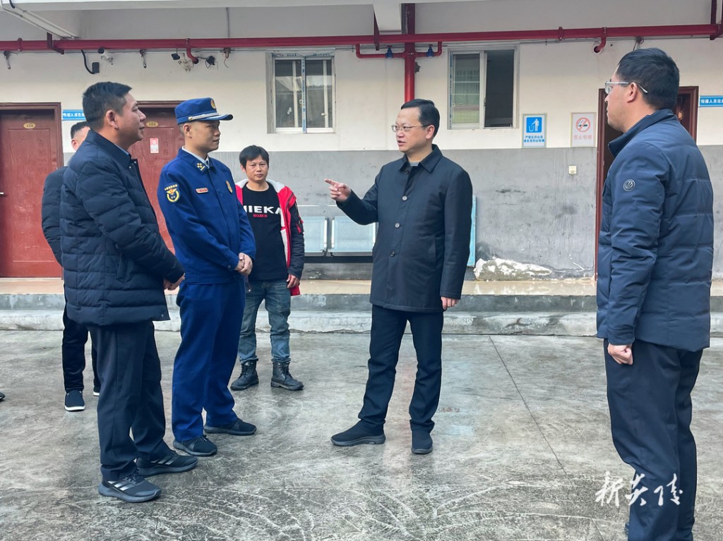 夏胜利在水口督导安全工作