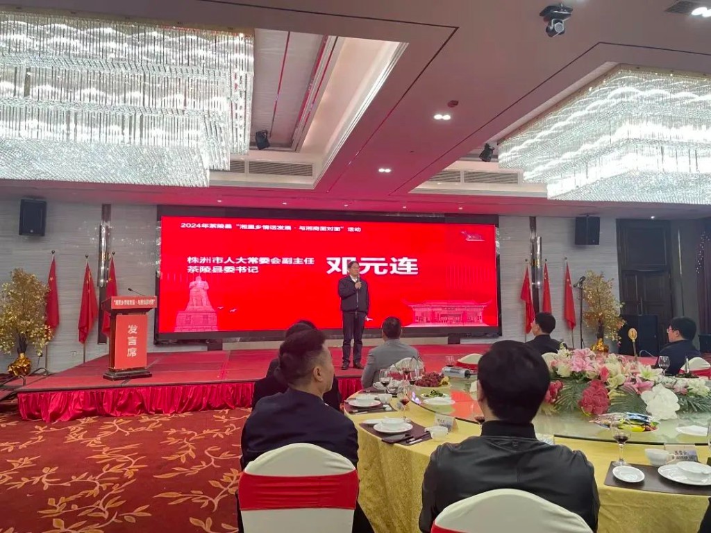 茶陵县“湘里乡情话发展——与湘商面对面”新春恳谈会活动成功举行
