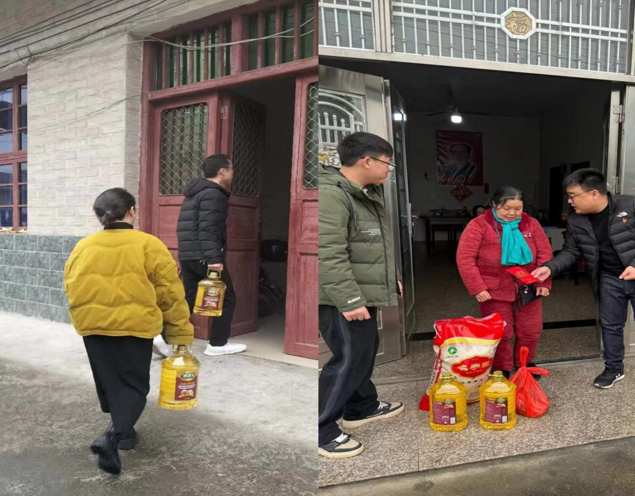 李畋镇：新乡贤送温暖  携手关爱暖冬行
