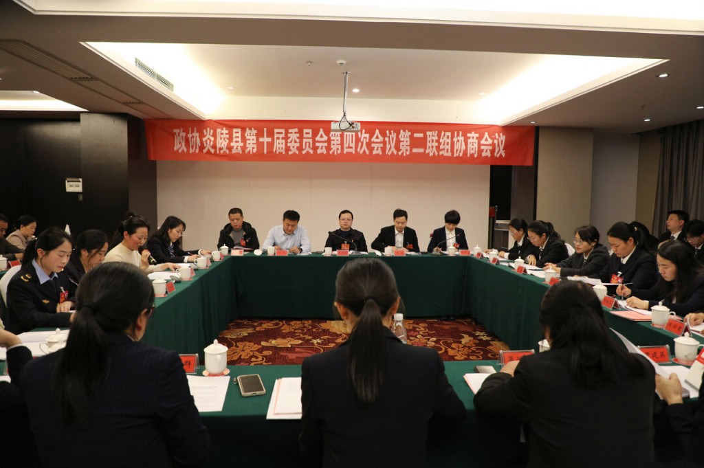 政协炎陵县第十届委员会第四次会议各界别组开展联组协商讨论