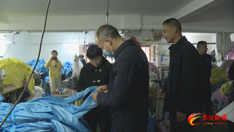 李甜甜带队开展安全生产工作督查