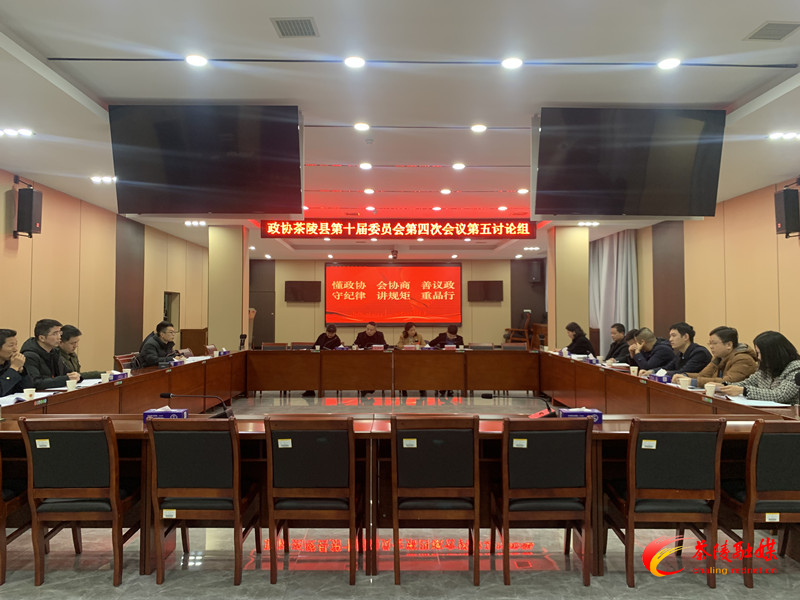 政协茶陵县第十届委员会第四次会议：开展分联组第一次讨论 刘晓伟等领导参加讨论