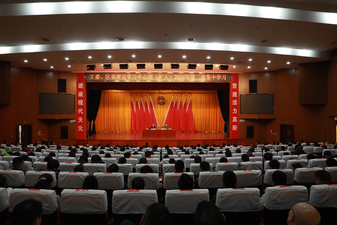 工委、区委理论学习中心组（扩大）2024 年第二次集中学习举行