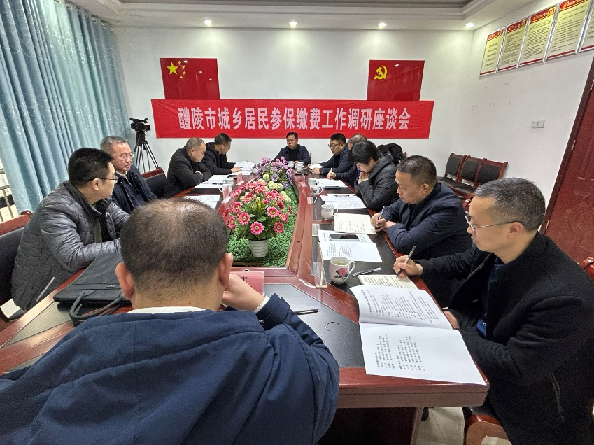 杨胜跃来醴调研城乡居民参保缴费工作