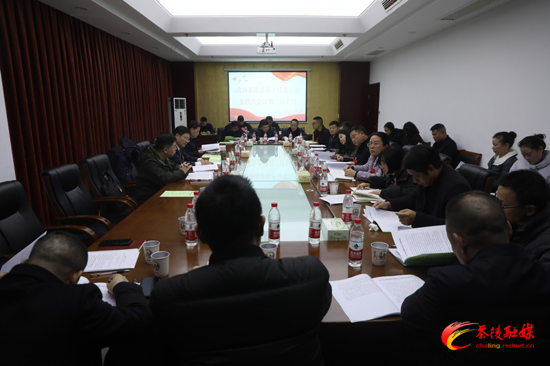 政协茶陵县第十届委员会第四次会议：开展分联组第二次讨论 邓元连、唐杰、刘晓伟等领导参加讨论