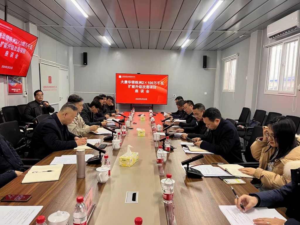 省能源局副局长袁劲松一行赴我市调研督导大唐华银扩能升级改造项目