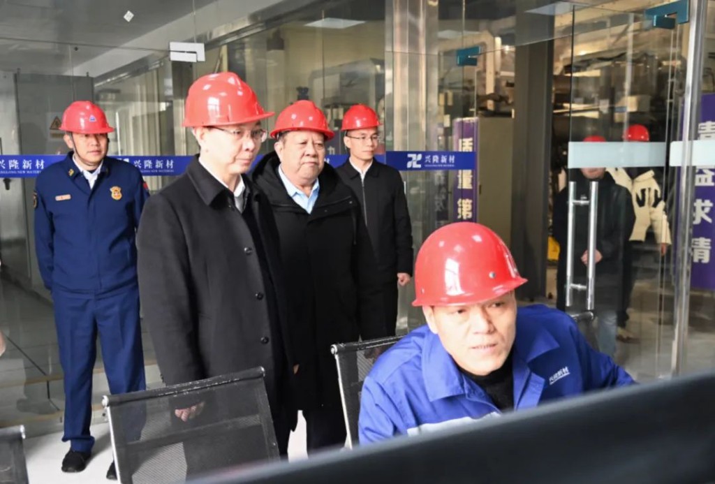 大年初一,陈恢清来株洲经开区走访企业