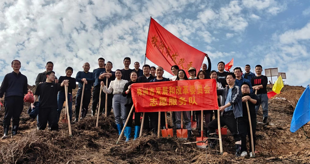 “植”此青绿,市发改委开展植树节活动