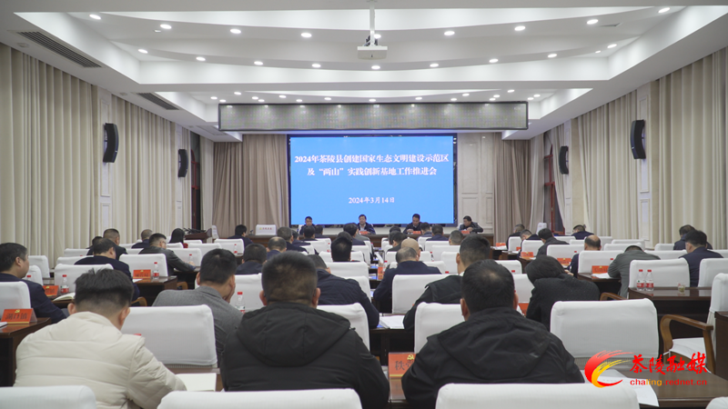 茶陵县持续推进2024年创建国家生态文明建设示范区及“两山”实践创新基地工作