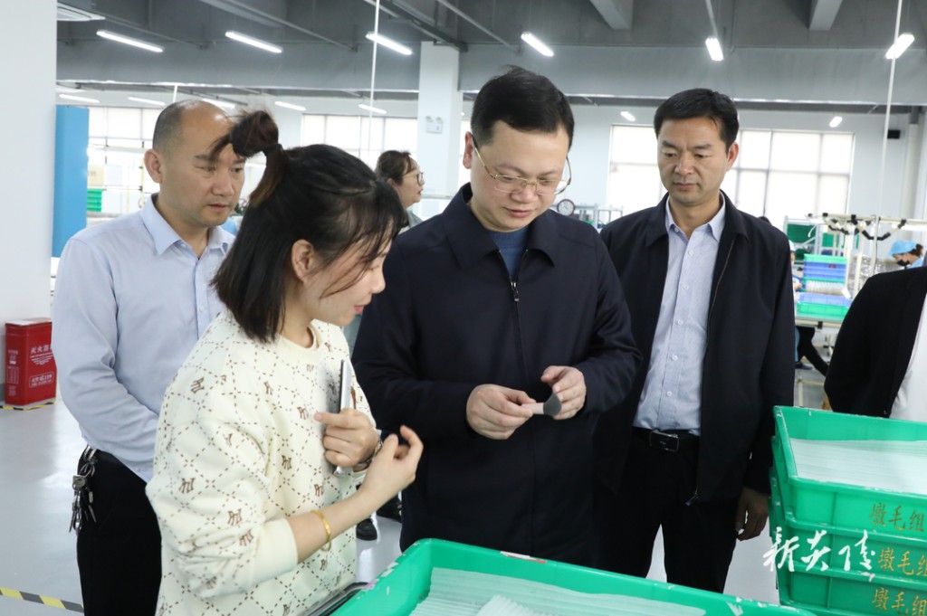 夏胜利赴炎陵高新区走访调研并督导“五经普”工作
