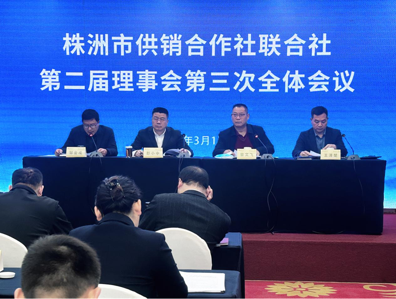 市供销社召开第二届理事会第三次全体会议