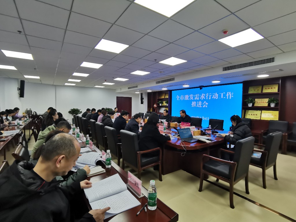 全市激发需求行动工作推进会召开