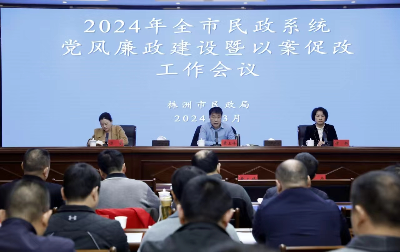 2024年全市民政系统党风廉政建设暨以案促改工作会议召开