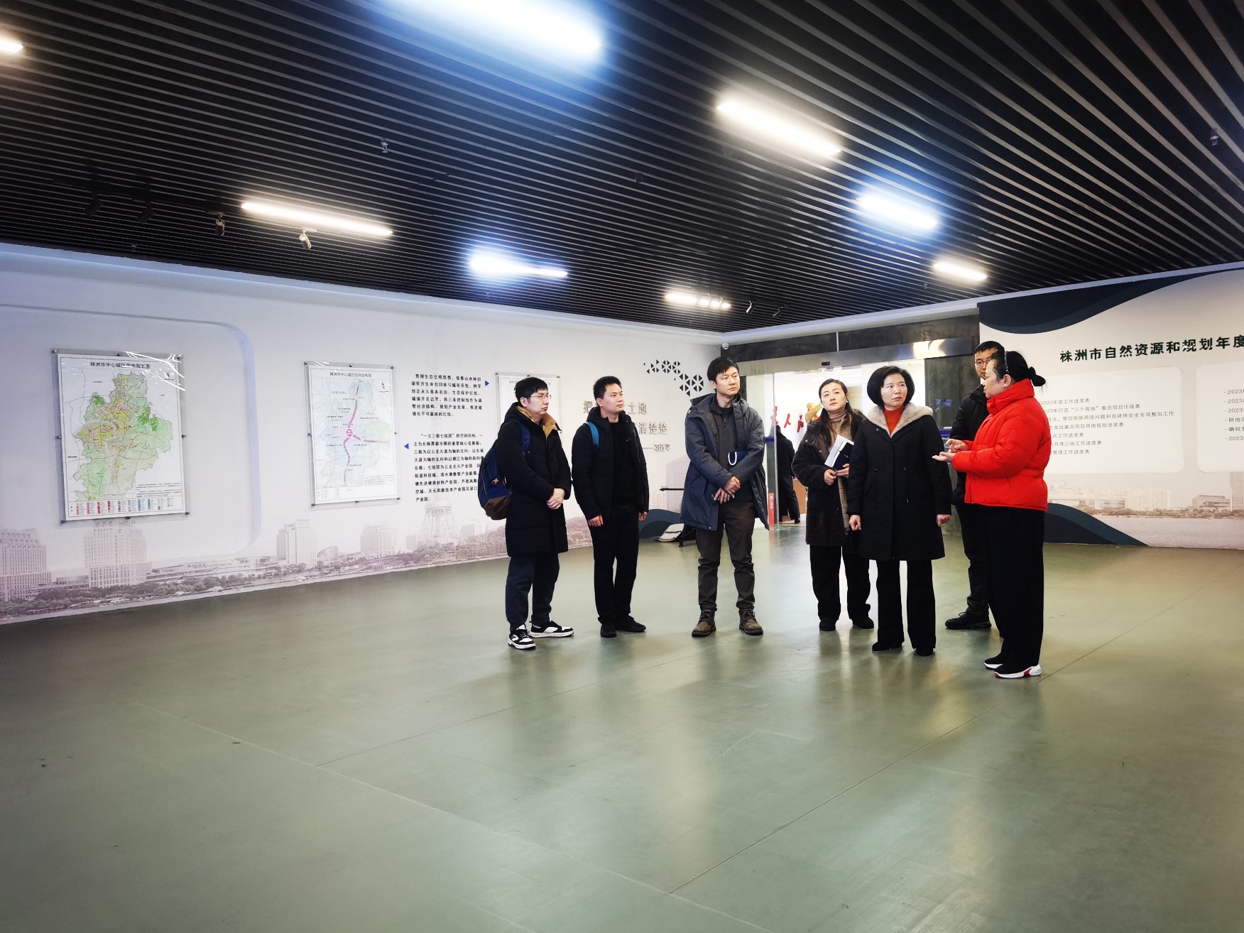 湖南省第二测绘院来我局调研指导卫星遥感应用工作