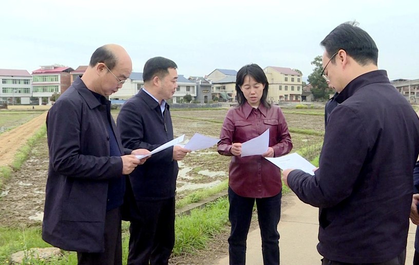 副市长钟燕来攸调研春耕备耕工作