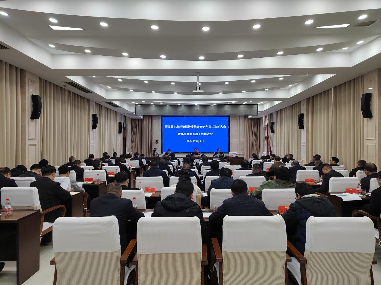 茶陵县召开生态环境保护委员会2024年第二次扩大会暨环保督察工作部署会