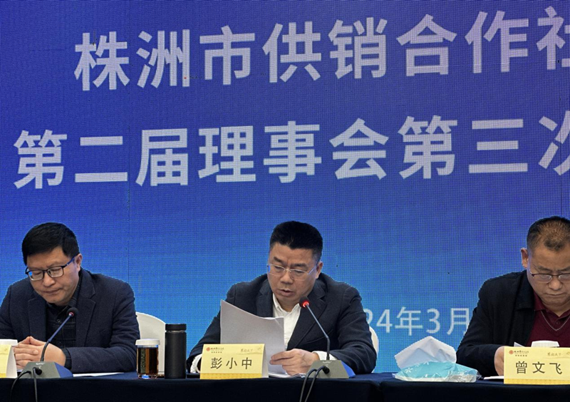 市供销社召开第二届理事会第三次全体会议