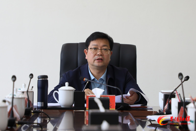 杨红兵主持召开茶陵县十八届人民政府第38次常务会议