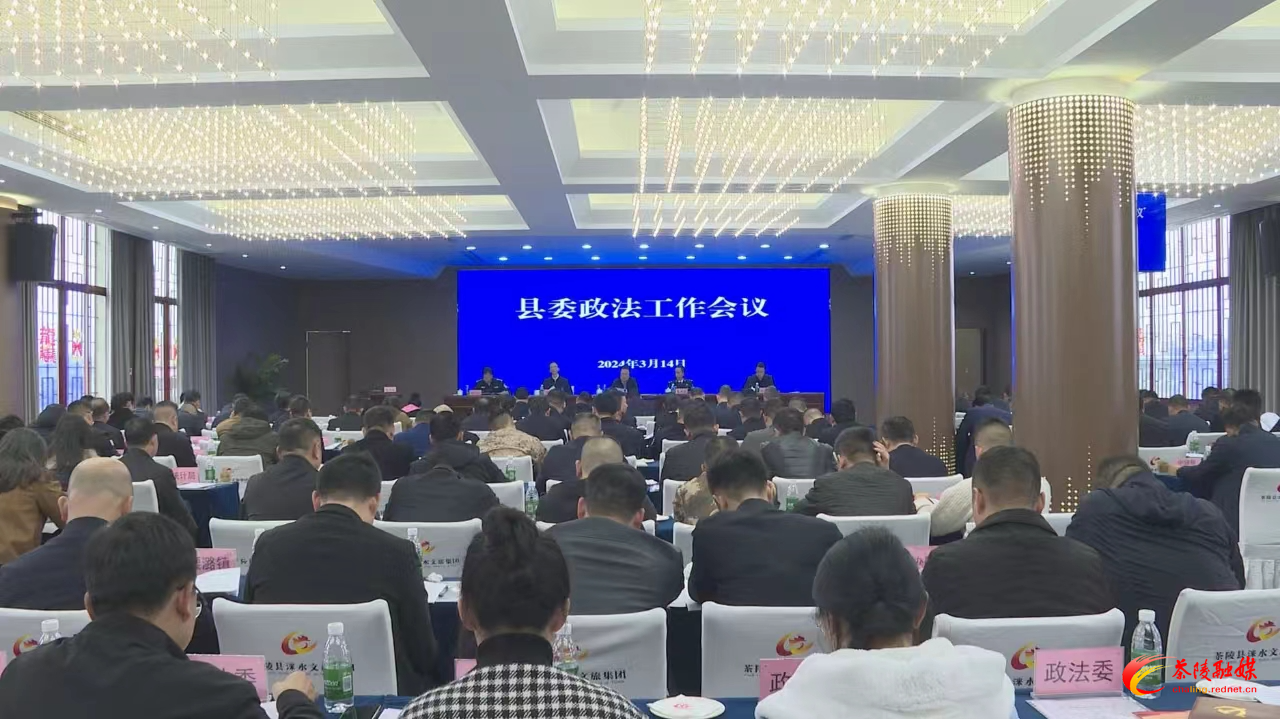 茶陵县委政法工作会议召开