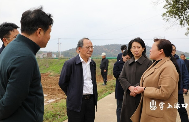 省农业农村厅一行来渌口区调研春耕生产工作