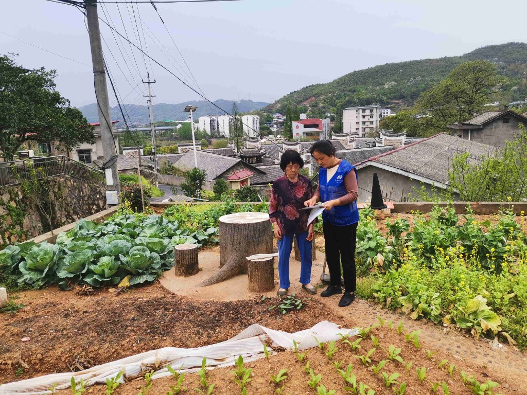 清水塘街道大冲村开展森林防火巡查及宣传活动
