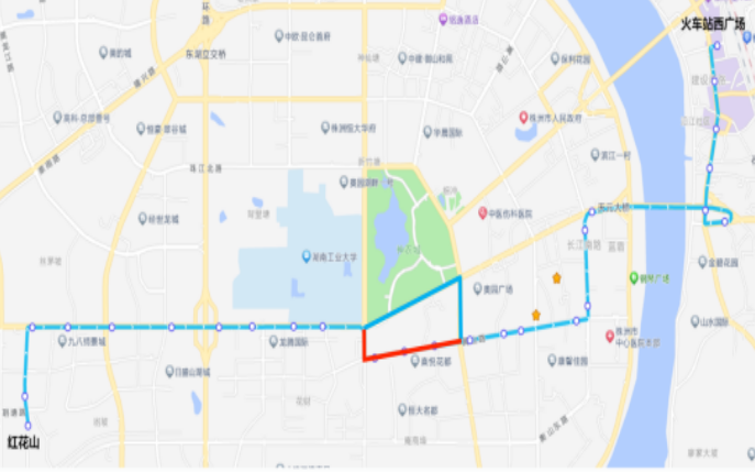2024株洲马拉松公交线路调整方案