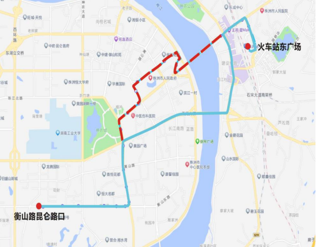 2024株洲马拉松公交线路调整方案