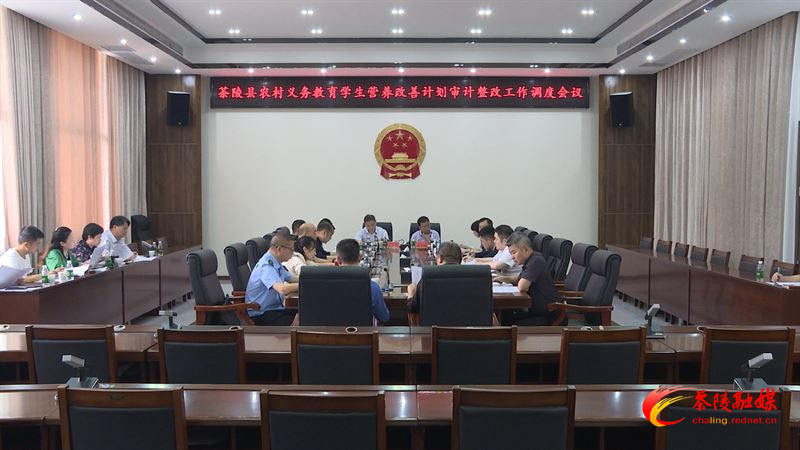 茶陵县调度农村义务教育学生营养改善计划工作