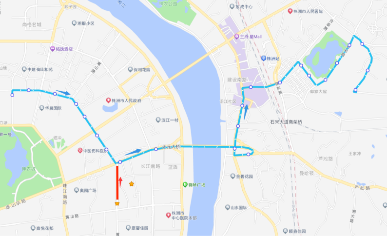 2024株洲马拉松公交线路调整方案