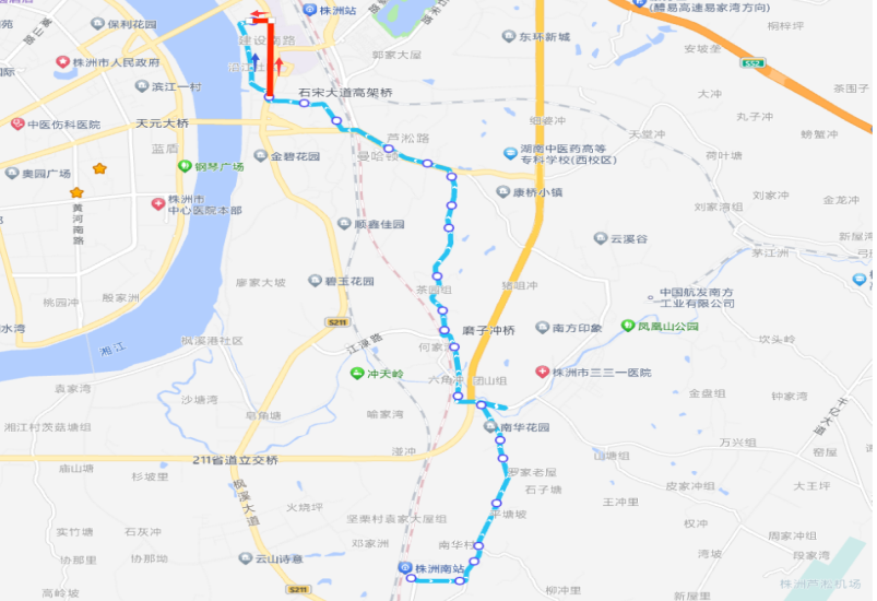 2024株洲马拉松公交线路调整方案
