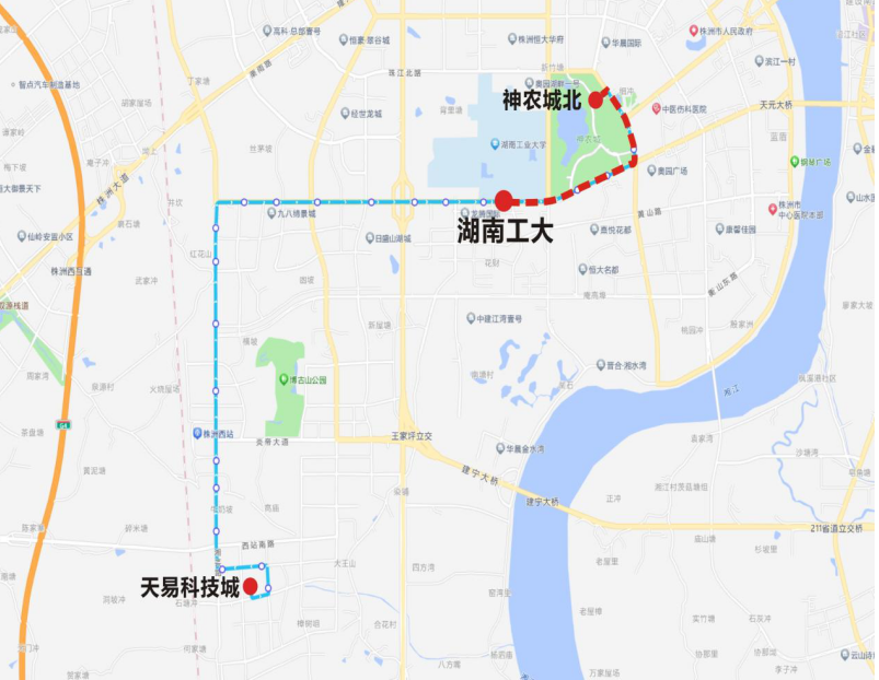 2024株洲马拉松公交线路调整方案
