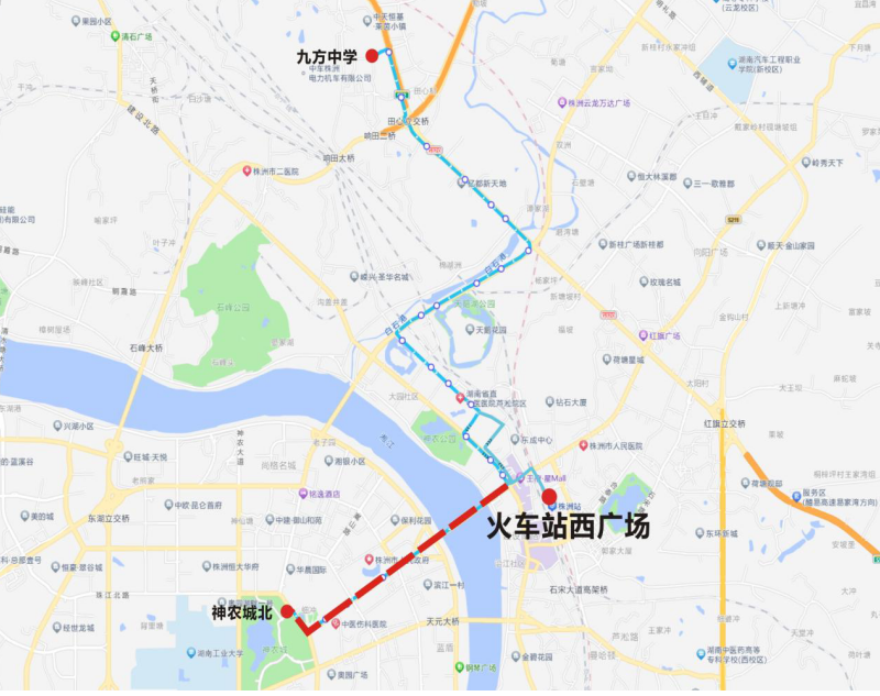 2024株洲马拉松公交线路调整方案