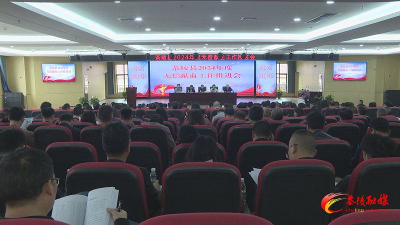 茶陵县推进2024年无偿献血工作