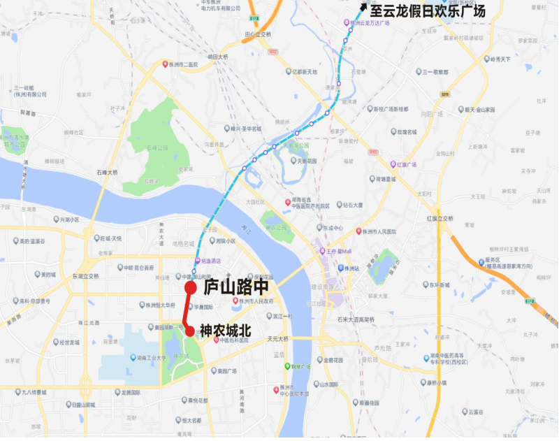 2024株洲马拉松公交线路调整方案
