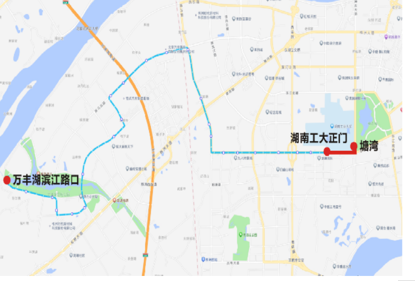 2024株洲马拉松公交线路调整方案