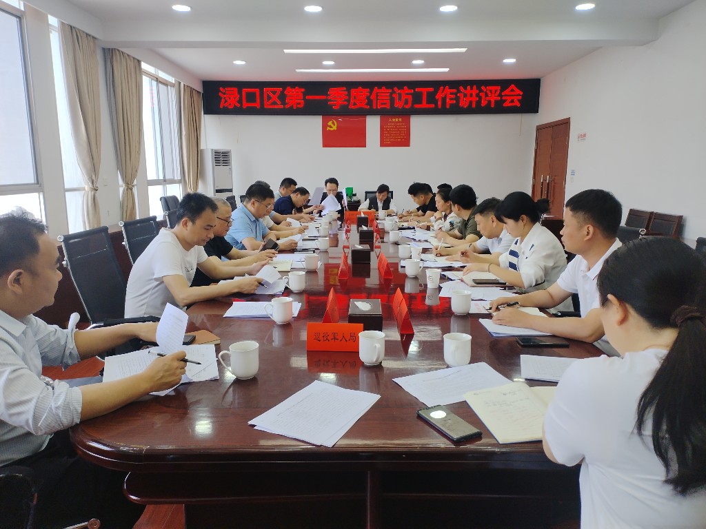 渌口区召开第一季度信访工作讲评会